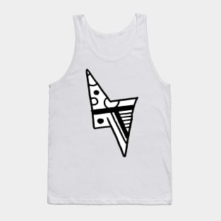 Abstract Triangle Doodle Art Tank Top